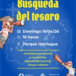 “Búsqueda del Tesoro”: propuesta recreativa para jóvenes y familias en Parque Harriague