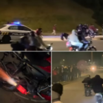 Decenas de motos, picadas ilegales y motores al corte: desmanes en la rambla de Montevideo