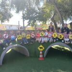 Mayo Amarillo: Educación vial en el Jardín 103 y masiva participación en curso de manejo defensivo