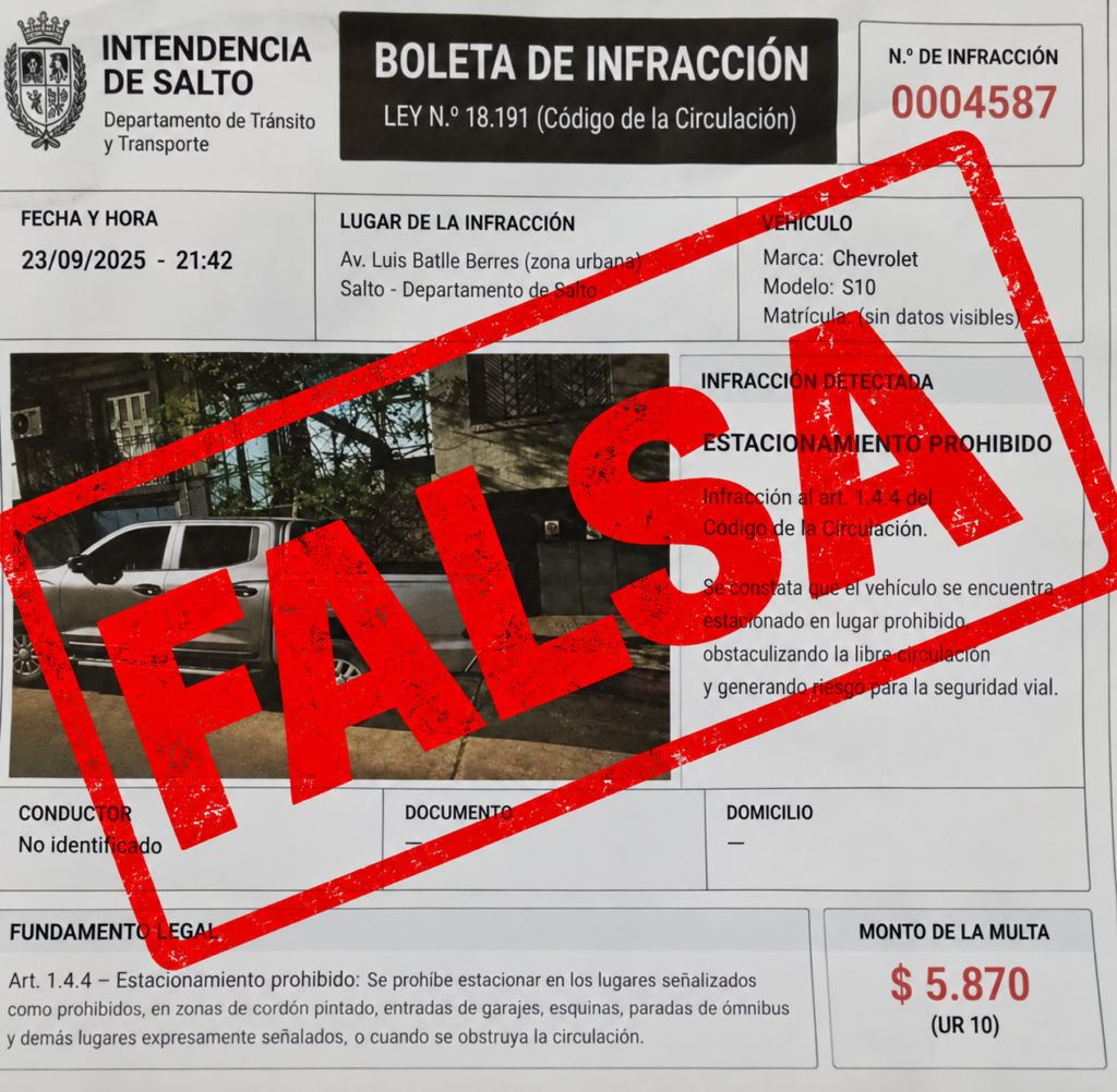 Boleta falsa