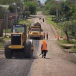Avanzan las obras de mejora vial y canalización de pluviales en barrio Independencia